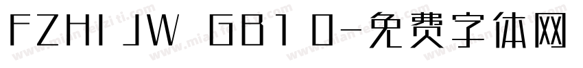 FZHI JW  GB1 0字体转换
